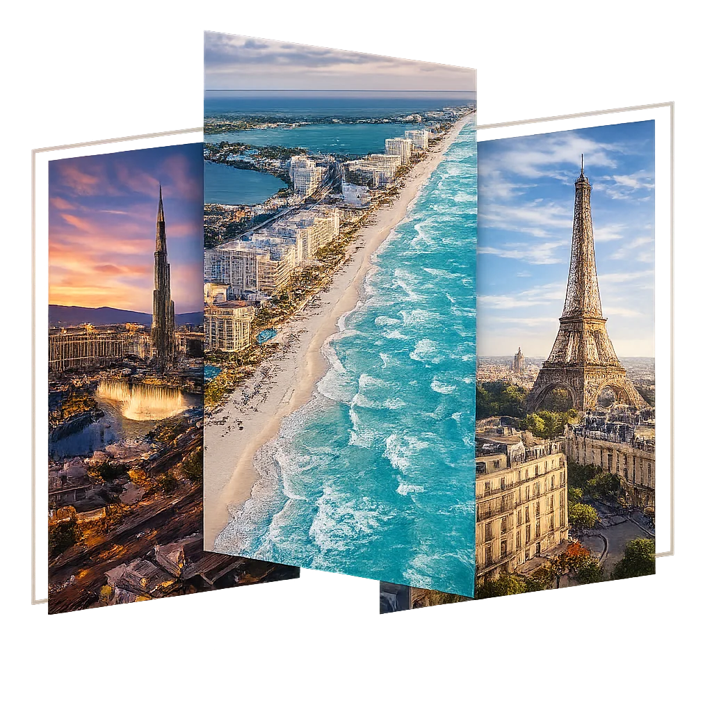 Destinos Pardela: Dubai, praia e Paris